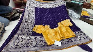 Designer Fancy & Branded Sarees @ Wholesale Price Bangalore | Courier Avl #fancysarees #saree #best