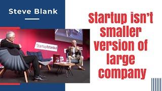 Steve Blank - Lean Startup Movement