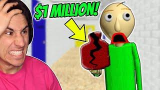 DO NOT BREAK BALDI'S VASE! | Baldi's Basics