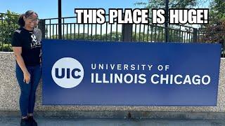 TOURING THE UNIVERSITY OF ILLINOIS IN CHICAGO CAMPUS | UIC