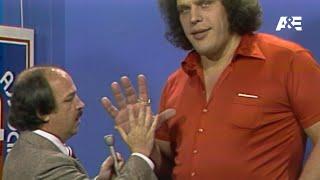 Hulk Hogan was in awe the first time he met Andre: A&E WWE Rivals Hulk Hogan vs. Andre the Giant