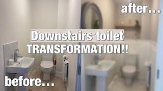 HUGE DIY BATHROOM TRANSFORMATION !!! | WEEKEND VLOG | Ellie Bennett