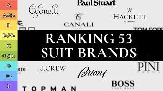 Ranking Men's RTW Suits (53 BEST and WORST Menswear Brands!)