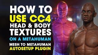 How to use Character Creator Textures on a MetaHuman | Unreal Engine 5.1 | Mesh to MetaHuman