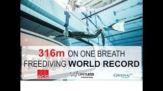 Freediving world record monofin Mateusz Malina (DYN 316.53m)