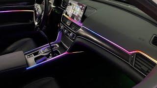 Chasing Ambient Lighting Kit Full Installation 2018 honda accord sport