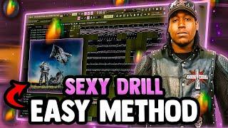 How CASH COBAIN makes SEXY DRILL Beats for DON TOLIVER (Hardstone Psycho) FL studio 2024 Tutorial