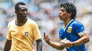 Todos los goles y asistencias de Pelé y Maradona en Copas del Mundo