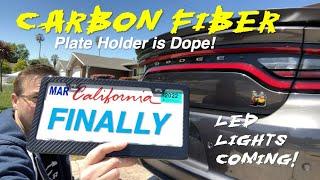 Carbon Fiber License Plate Frame & More - 2021 Scatpack Widebody