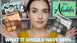 Palette Redesign: What the MAC + Aladdin Jasmine Palette Should've Been | Swatches + Eye Look