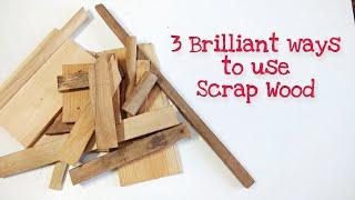 3 Brilliant Crafts from Wood Scrap | Scrap Wood Ideas | DIY Wood Crafts | Small Wood Craft Projects