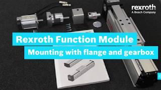 [EN] Bosch Rexroth: Function Module (FMB) - Motor mounting with flange and gearbox