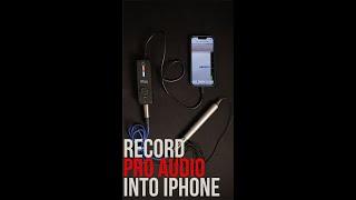 Record Pro Audio with iPhone