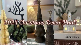 2024 CHRISTMAS DECOR HAUL! | New Christmas Decorations from Target + HomeGoods + TJ Maxx + Walmart