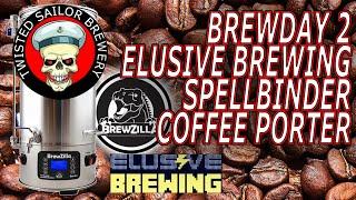 Spellbinding! Elusive Brewing's Coffee Porter Magic All-Grain Glory with Malt Miller and Brewzilla!"