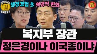 복지부 장관! 정은경이나 이국종이냐 (20250616 월요일 클립) 김종대 민동기 MC장원