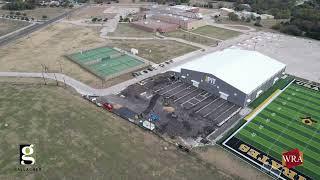 WRA Architects | Crandall ISD Multipurpose Weight Room | November 2022 | Construction Update