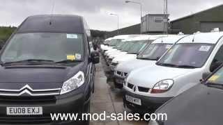 Cars, Vans & Minibuses For Sale by Online Auction Direct from the UK MoD