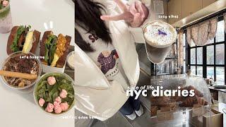 nyc diaries: cafe hopping, chill days, aelfric eden haul, cozy