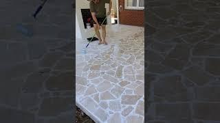 Applying Sealant to Pavers #diy #australia #diwhy #renovation #house