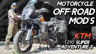 How I made my KTM 1290 Super Adventure S OFF-ROAD READY by doing these motorcycle MOD's