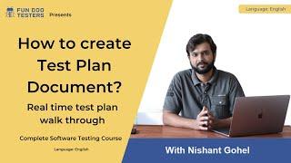 Software testing tutorial - How to create test plan Real-time test plan walkthrough