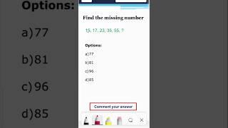 Example 7 Missing Number Series | Number Series | Reasoning Tricks For Bank Exams #shorts #series