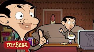 Mr Bean Won't Share The TV Remote | Mr Bean Cartoon Season 1 | Funny Clips | Mr Bean Cartoons