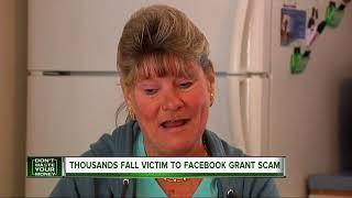 Thousands fall victim to Facebook grant scam