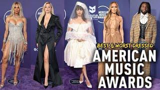 TOP 10 BEST & WORST DRESSED AT THE AMERICAN MUSIC AWARDS 2025! (AMAs)