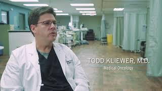 Todd Kliewer, M.D. on the St. Mary's Regional Medical Center Cancer Center