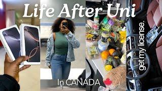 Life after uni in Canada  | New phone, iPhone 16 pro max | got my drivers license  | shopping +