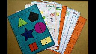 Activity Worksheets for 3-4 year olds - Part 2 l Preschool concepts