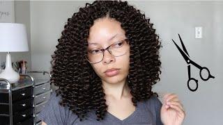 Cut and Shape Crochet Braids into a Bob