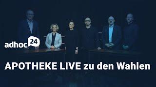 aposcope-Befragung / Apotheken verlieren FDP / APOTHEKE LIVE zur Wahl / Redcare wirbt im Großformat