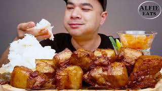 BRAISED PORK BELLY COOKED IN SPRITE | MUKBANG ASMR | ALFIE EATS