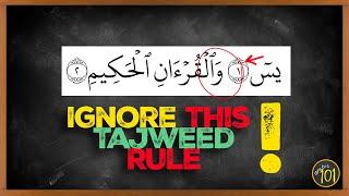 The Surah Where You Should Ignore THIS Rule of Tajweed | Arabic101