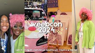 weebcon 2024 ⋆౨ৎ˚⟡˖ ࣪[vlog] | first anime convention, panels, artist alley, cosplays, n more ⭐︎