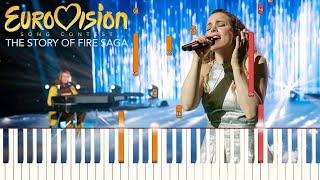 Husavik - Eurovision Song Contest: The Story of Fire Saga | Piano Tutorial (Synthesia)