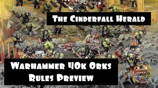 The Cinderfall Herald: Warhammer 40k Orks Rules Preview
