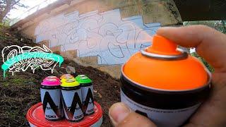 RESAKS - ️ Testing FLUOR Spray Paint Of Aka COLORS ️ [ Graffiti Letters ]