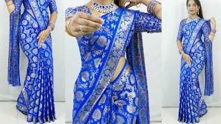 Easy way to drape saree, perfect pleats making tricks guide for beginners