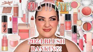 From FAILS to FAVES | Ranking Every Blush I Tried in 2024!