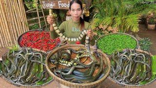 Snake Soup Recipe | Snake Stir fried with pineapple | BBQ Snake | Best Snake Recipes