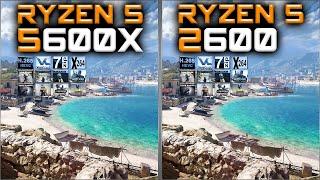 Ryzen 5 5600X vs Ryzen 5 2600 Benchmarks – 15 Tests 