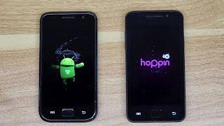 Samsung Galaxy S, Galaxy S Hoppin Boot Comparison - SKT