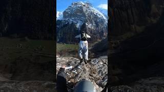 front flipping into Lauterbrunnen Valley #mountains #basejump #mountain #nature #adrenaline