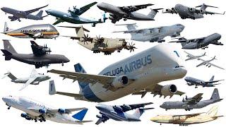 Top LARGEST AIRCRAFT in the world | Antonov, Airbus, Lockheed Martin, Boeing, Kawasaki - Air Vehicle