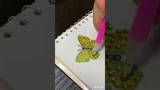 ASMR | #diamondpainting #butterfly #diamondstickers 