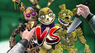 I Tested Glitchtrap vs Burntrap vs Springtrap in BONEWORKS VR!